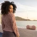 Blusa Julieta de Tricô com Lã Avelã Círculo – Receita com Gráfico