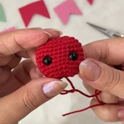 PAP maçã do amor — posicionando olhos de segurança entre as carreiras 6 e 7
