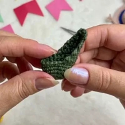 PAP palha do milho junino — folhas verdes em Folhagem