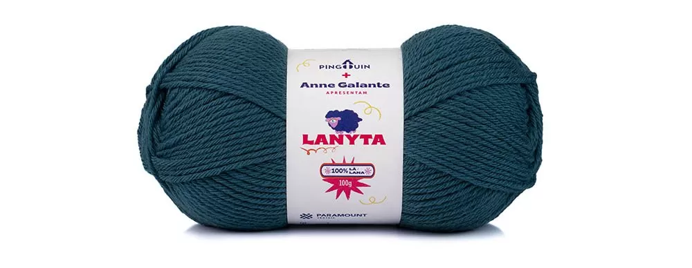 Cartela de cores do Fio Lanyta 100g Anne Galante Pingouin