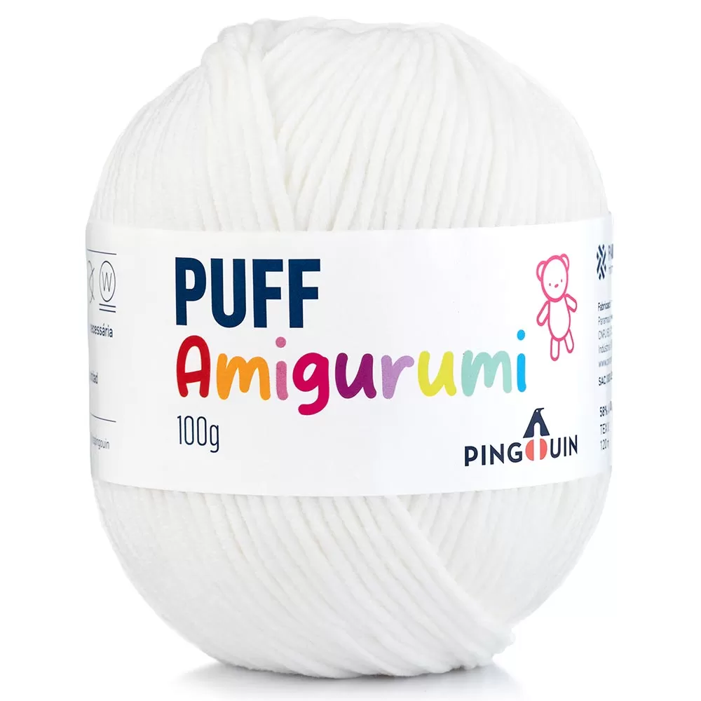 Novelo do Fio Puff Amigurumi Pingouin