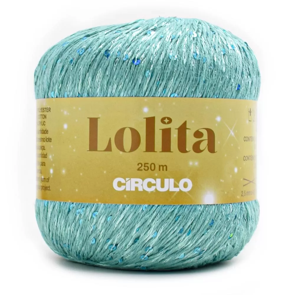 Novelo da Linha Lolita Círculo cor Menta