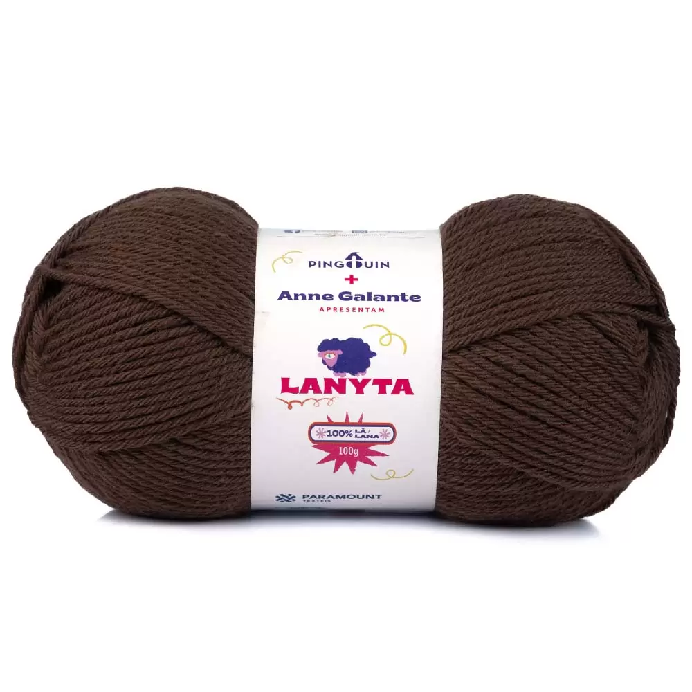Fio Lanyta 100g — cor 8754 Café Chic
