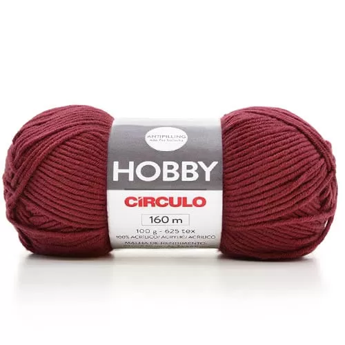 Fio Hobby Círculo cor marsala