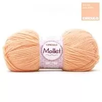 Novelo do Fio Mollet Círculo na cor 4224 Peach Fuzz