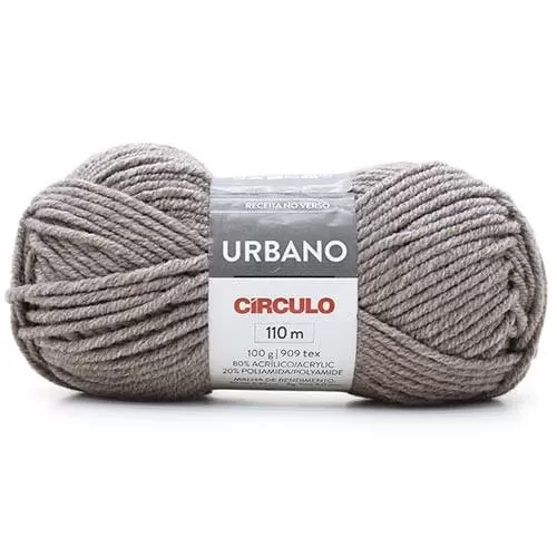 Fio Urbano Círculo 100g — cor Marrom Claro 608