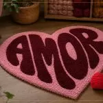 Tapete Amor em Tufting com Lã Paratapet Pingouin – Receita com Molde