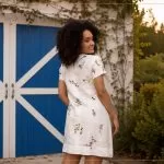 Vestido Bordado a Mão com Linha Maxi Mouliné – Receita com Gráfico